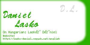 daniel lasko business card